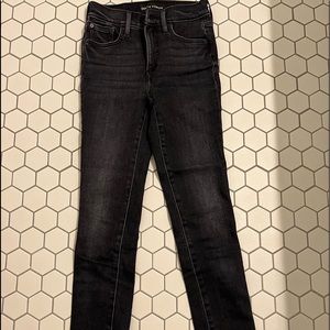 aritzia denim forum black jeans 24